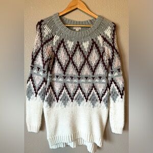 MERONA- Knit Alpine Extra Long Sweater- XS